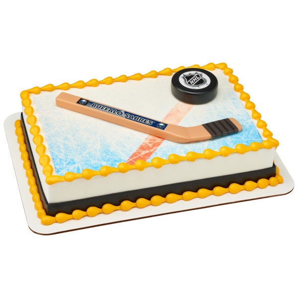 BUFFALO SABRES Cake Topper NHL Slap Shot Cake Decoration Decoset Birthday