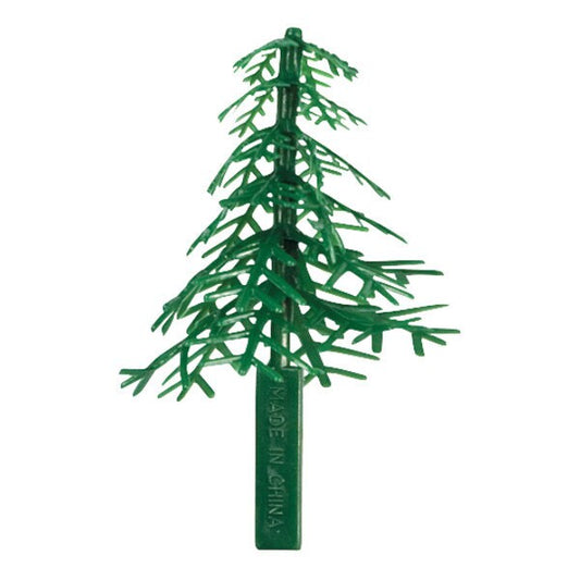 12 EVERGREEN TREE Cupcake Picks Cake Toppers for Christmas Tree Party Decoration