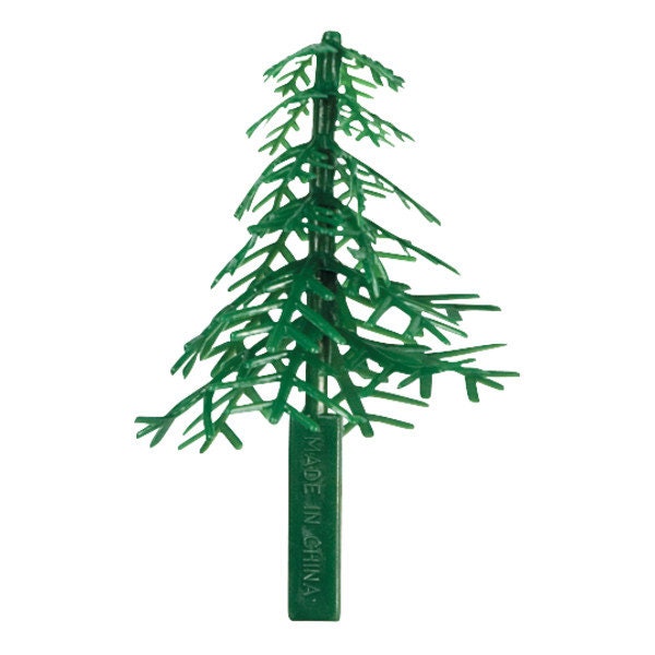 12 EVERGREEN TREE Cupcake Picks Cake Toppers for Christmas Tree Party Decoration Craft Supply
