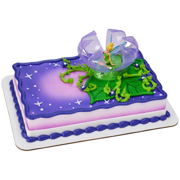 TINKER BELL Cake Topper In Flower Fairy Cake Decoration Birthday Decoset