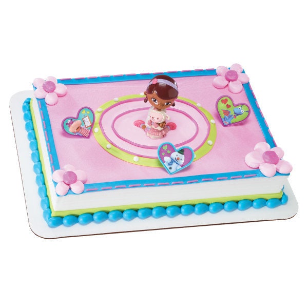 DOC MCSTUFFINS Cake Topper Doc & Lambie Party Cake Decoration Birthday Decoset Craft Supply