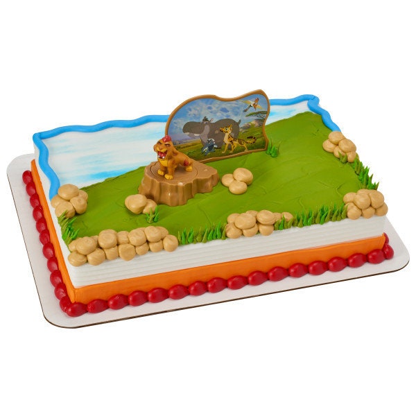 THE LION GUARD Cake Topper Destiny Roars! Lion King Movie Cake Decoration Decoset Birthday Craft Supply