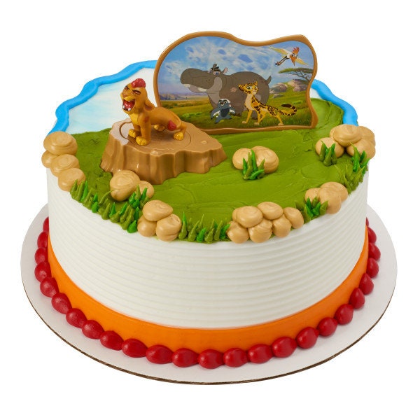 THE LION GUARD Cake Topper Destiny Roars! Lion King Movie Cake Decoration Decoset Birthday Craft Supply