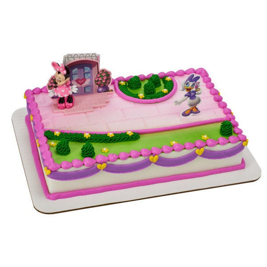 MINNIE MOUSE Cake Topper Daisy Duck Happy Helpers Party Cake Decoration Birthday Decoset