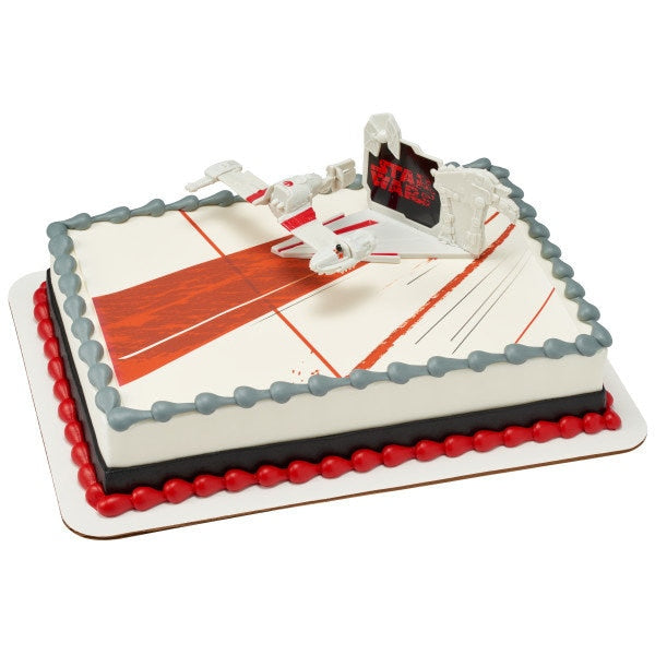 STAR WARS Cake Topper The Last Jedi Ski Speeder Cake Decoration Birthday Party Decoset Craft Supply