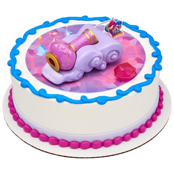 SHIMMER AND SHINE Cake Topper Base Vase Gem Decoration Decoset Birthday Craft Supply