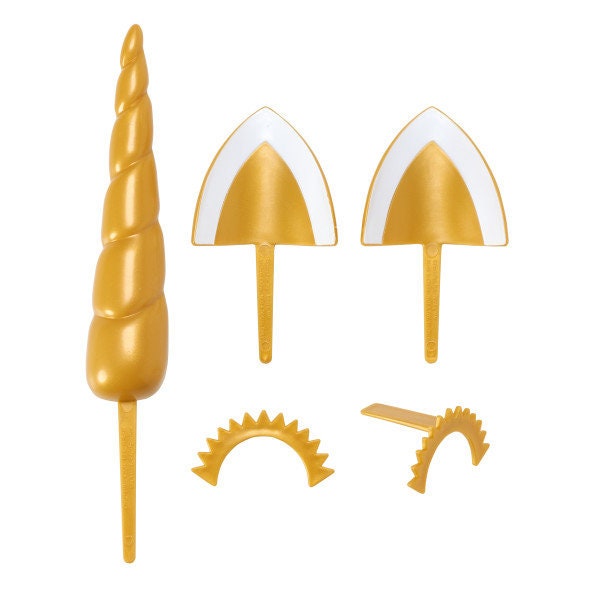 UNICORN Cake Topper Horn Mane Eyelashes Mystic Fantasy Decoration Decoset Birthday Craft Supply