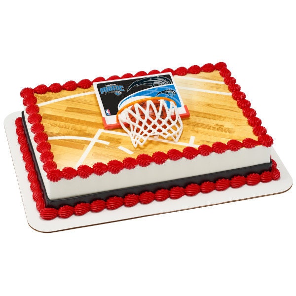 ORLANDO MAGIC Cake Topper NBA Birthday Slam Dunk Team Cake Decoration Decoset Craft Supply