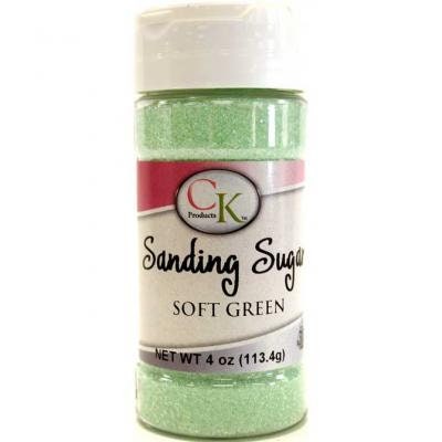 SOFT GREEN Sanding Sugar - For Cupcakes, Cakes, Cookies, Parties - 4 oz. Craft Supply