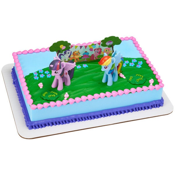 MY LITTLE PONY Cake Topper It's a Pony Party! Birthday Party Cake Decoration Decoset