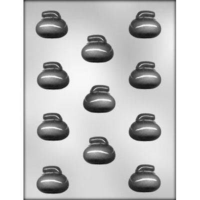 CURLING ROCK 3D Chocolate Candy Mold -- Sports Olympics Party Craft Supply
