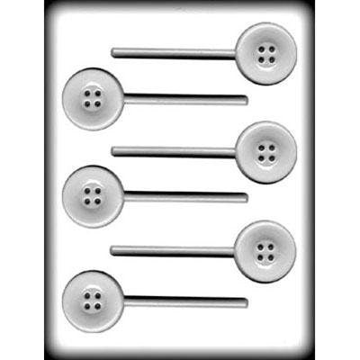 BUTTON Sucker Hard Candy Mold -- Sewing Crafts Baby Shirt Craft Supply