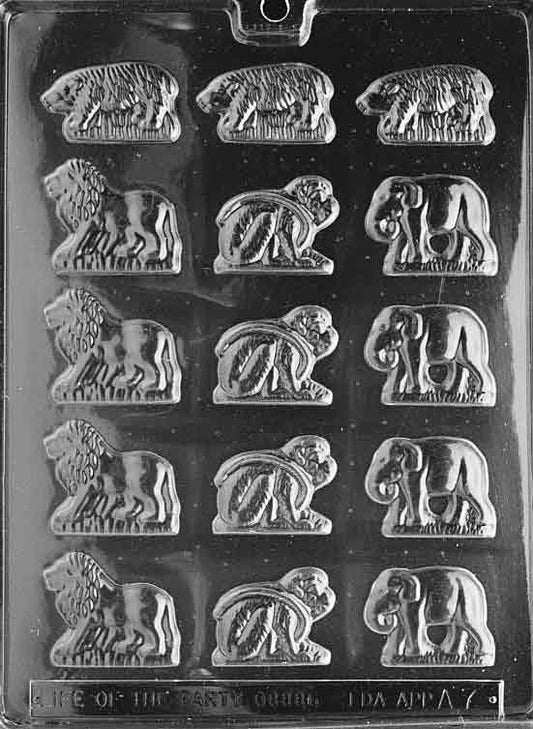 ANIMAL CRACKERS Chocolate Candy Mold