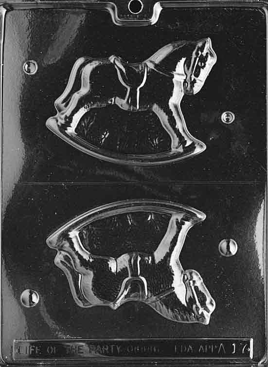 ROCKING HORSE 3D Chocolate Candy Mold Craft Supply