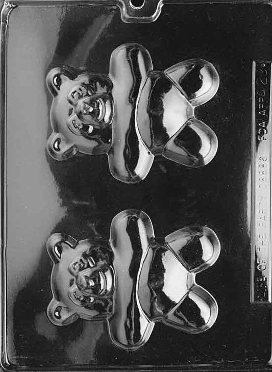 BIG EYED TEDDY Chocolate Candy Mold