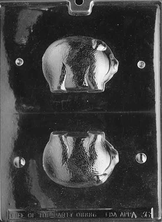 3D PIG Chocolate Candy Mold Craft Supply