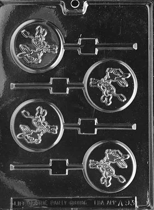 DONKEY LOLLY Sucker Chocolate Candy Mold