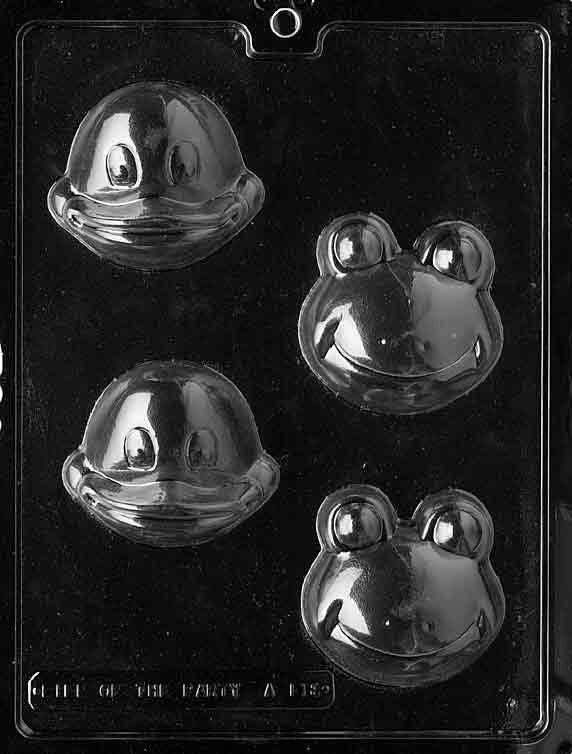FROG/DUCK FACES Animal Chocolate Candy Mold