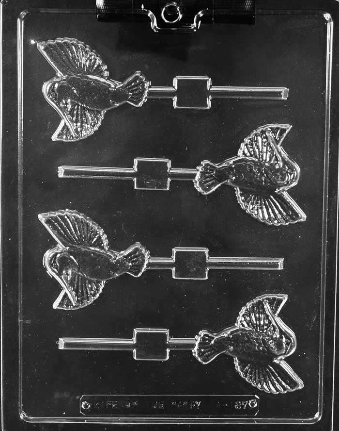 HUMMINGBIRD LOLLY Sucker Chocolate Candy Mold