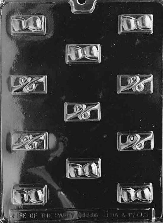 SWIRLS & BOWS Chocolate Candy Mold