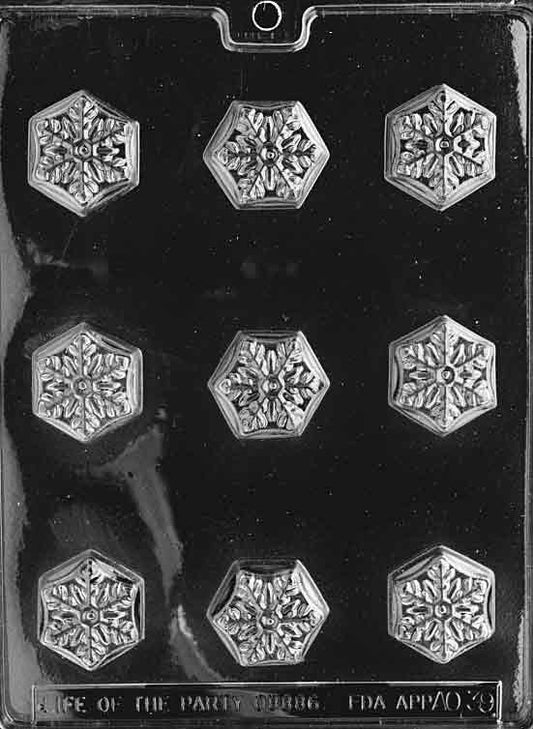 SNOWFLAKE Chocolate Candy Mold LOP-AO039