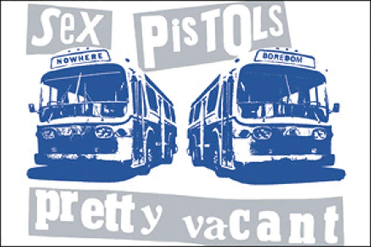 SEX PISTOLS Pretty Vacant Magnet for Refrigerators and Lockers - Rock Band Craft Supply