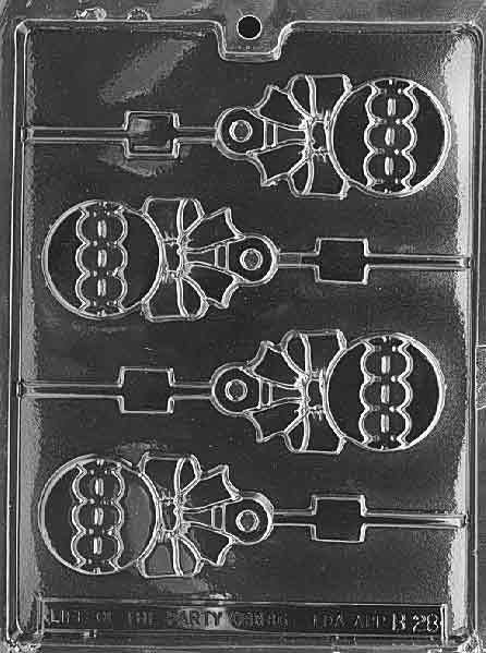 BABY RATTLE LOLLY Sucker Chocolate Candy Mold Craft Supply