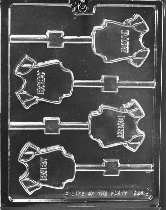 BABY BODYSUIT LOLLY Sucker Chocolate Candy Mold Craft Supply
