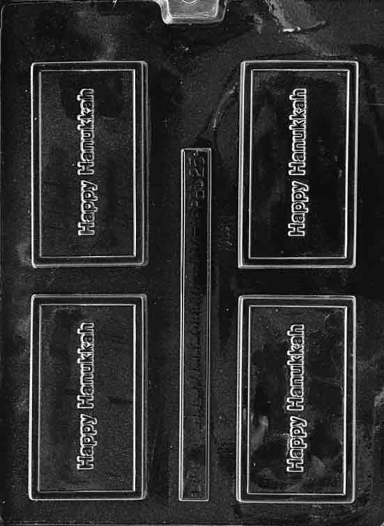 HAPPY HANUKKAH Business Card Chocolate Candy Mold