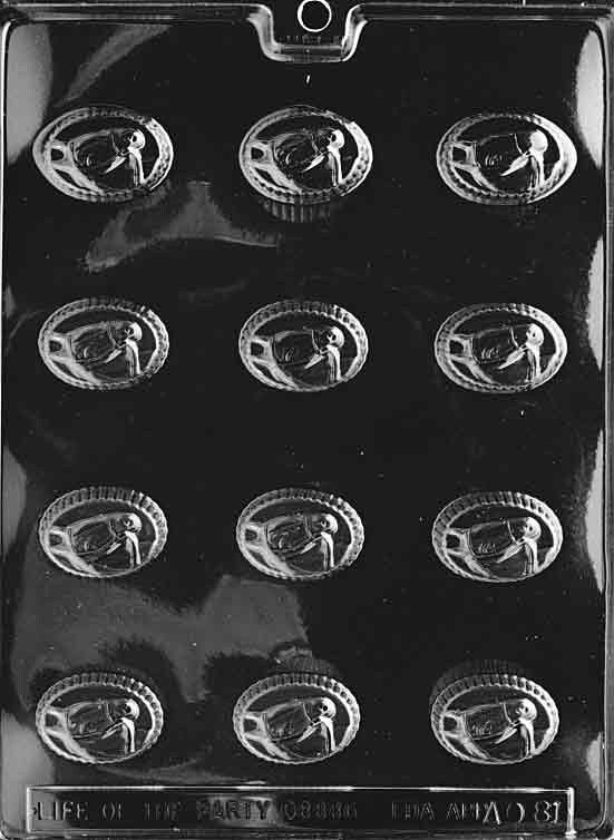 HORSE HEAD TRADITIONAL Chocolate Candy Mold Craft Supply