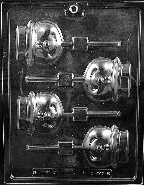 CUTE SNOWMAN Lolly Christmas Sucker Chocolate Candy Mold Craft Supply