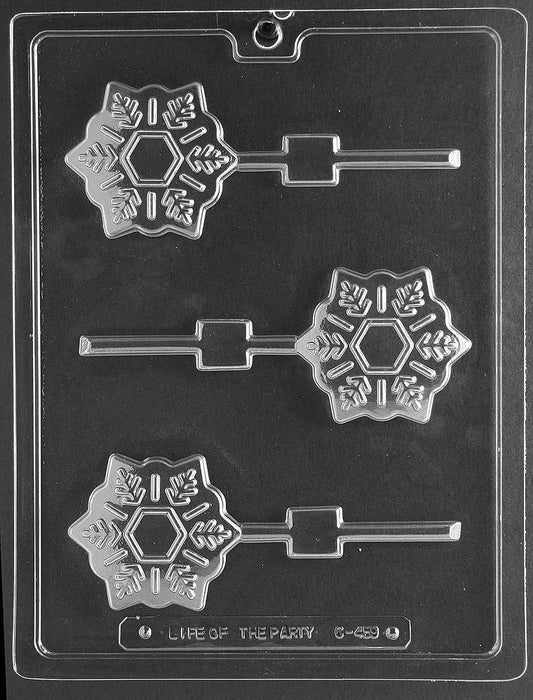 SNOWFLAKE Lolly Christmas Sucker Chocolate Candy Mold