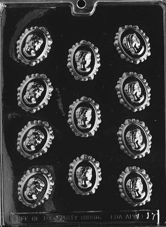 CAMEO IN LACE Chocolate Candy Mold