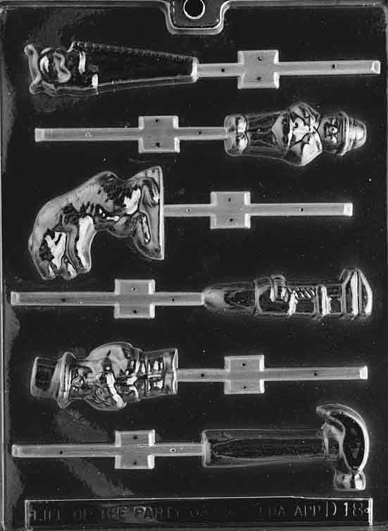 ASSORTED TOOLS Lolly Sucker Chocolate Candy Mold Craft Supply
