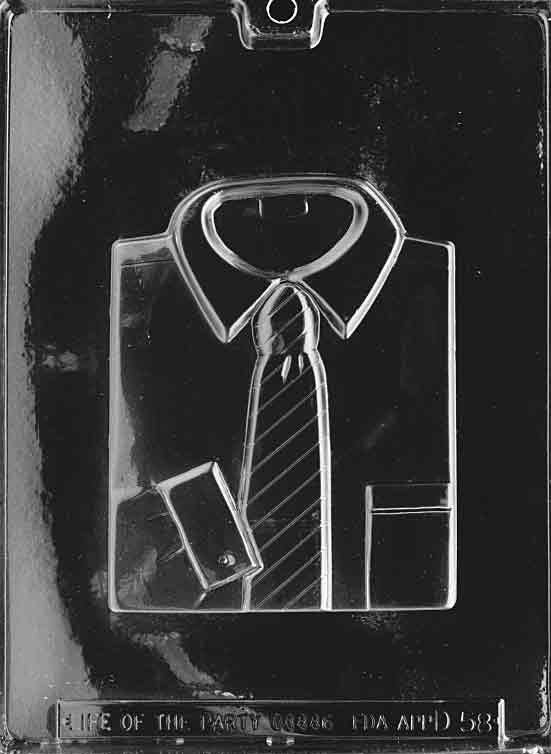 SHIRT WITH TIE Chocolate Candy Mold Craft Supply