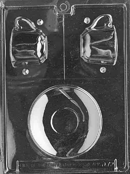 CUP AND SAUCER Chocolate Candy Mold Craft Supply