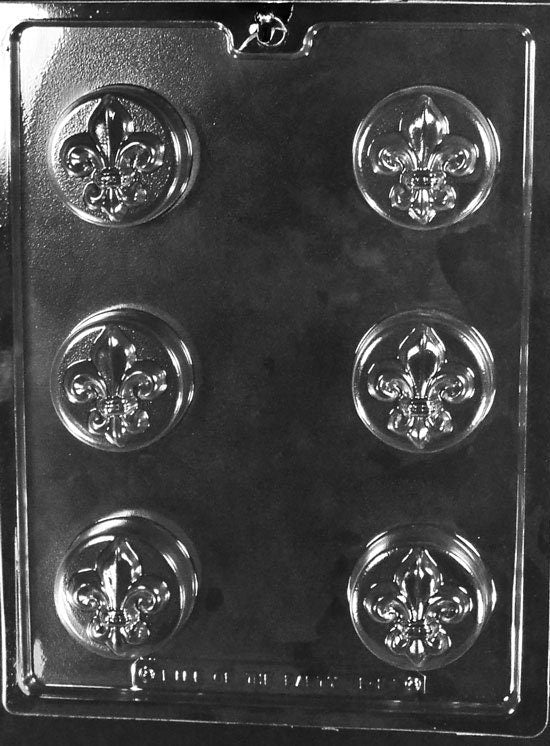 FLEUR DE LIS Cookie Chocolate Candy Mold Craft Supply