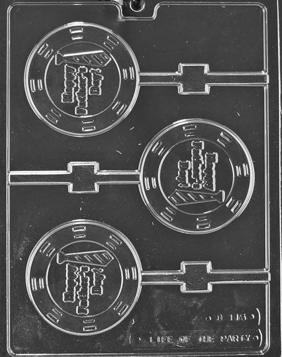 HAPPY FATHER'S DAY Lolly Sucker Chocolate Candy Mold Craft Supply