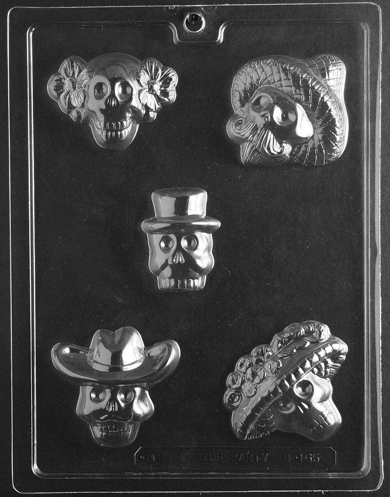 DAY Of THE DEAD Halloween Chocolate Candy Mold Craft Supply