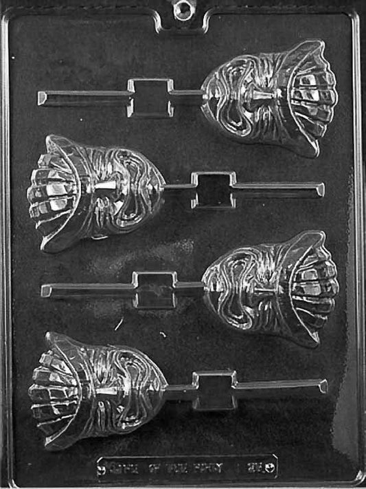 TRIBAL MASK LOLLY Sucker Chocolate Candy Mold Craft Supply