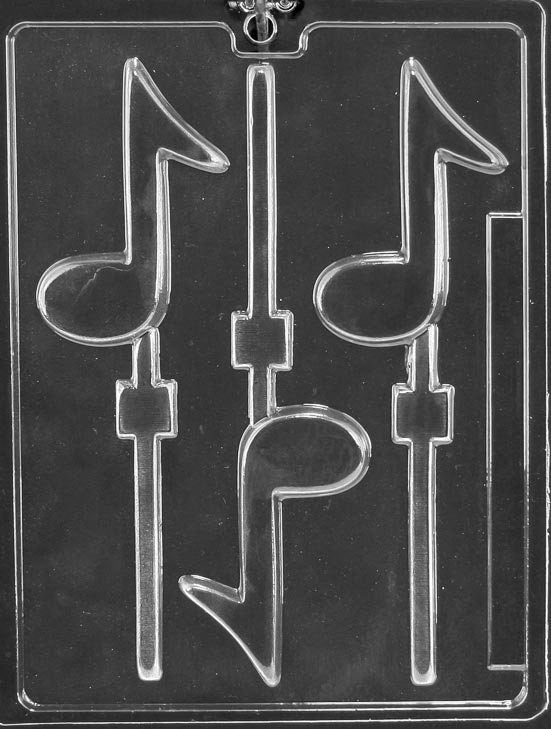 MUSICAL NOTE LOLLY Sucker Chocolate Candy Mold Craft Supply