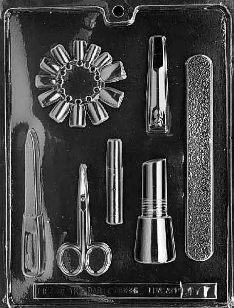 MANICURE KIT Chocolate Candy Mold Craft Supply