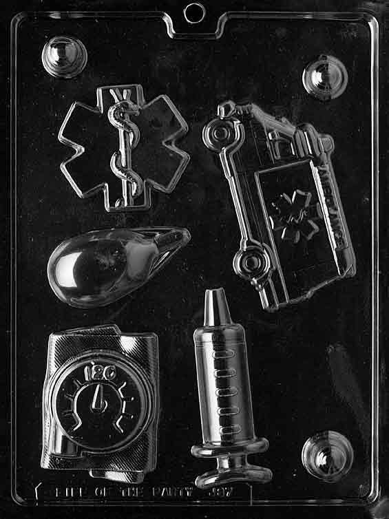 EMS KIT EMT Paramedic Ambulance Chocolate Candy Mold