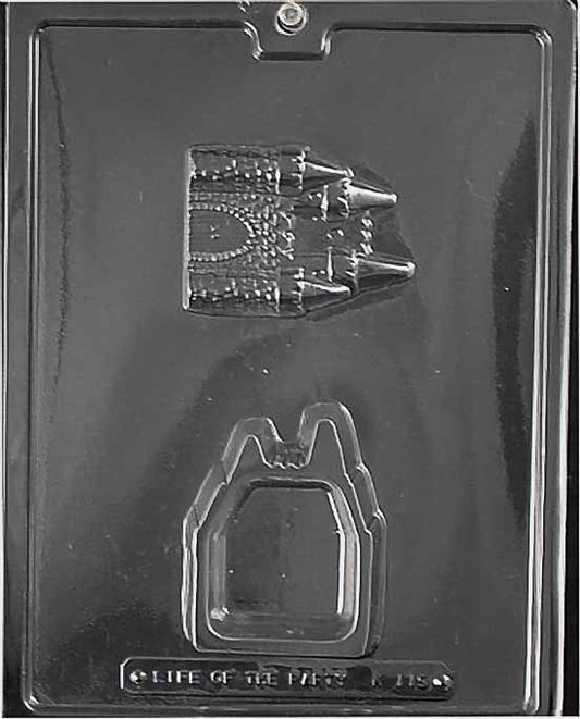 CASTLE POUR BOX Chocolate Candy Mold Craft Supply