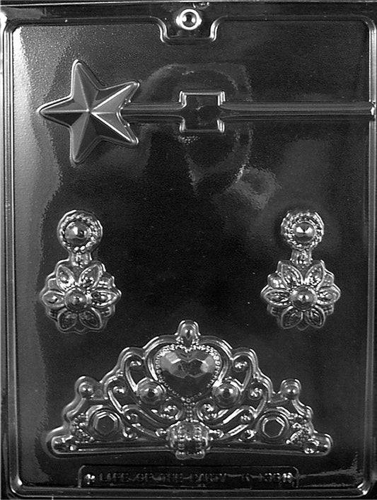 PRINCESS KIT CROWN Chocolate Candy Mold Craft Supply