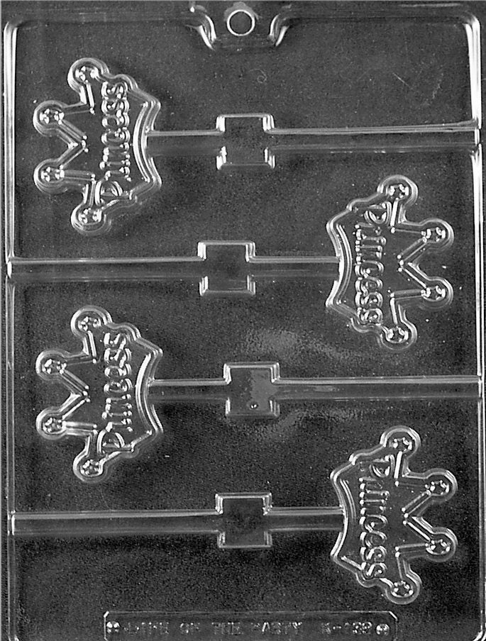 PRINCESS CROWN POPS Sucker Chocolate Candy Mold