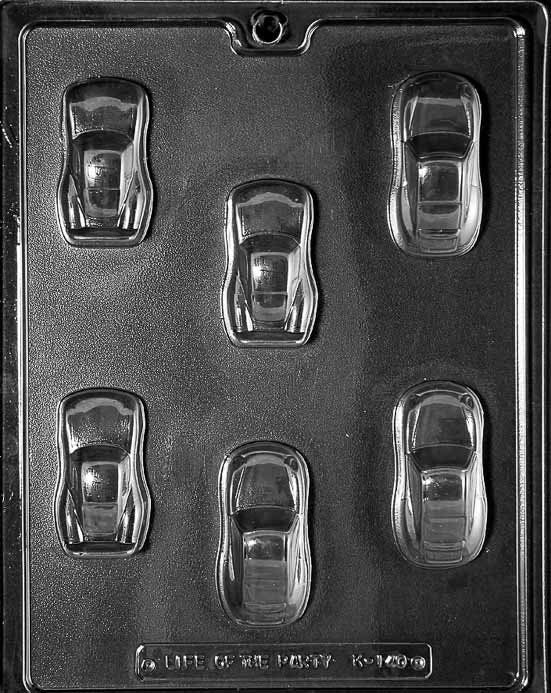 COOL CARS Chocolate Candy Mold Craft Supply