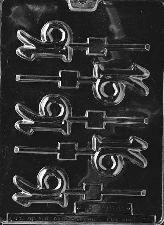 16 LOLLY Sucker Chocolate Candy Mold Craft Supply