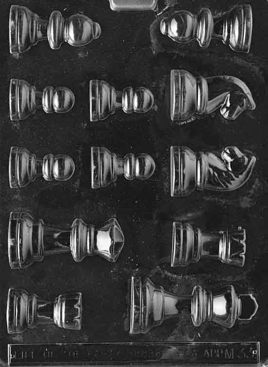CHESS PIECES GAME Chocolate Candy Mold Craft Supply