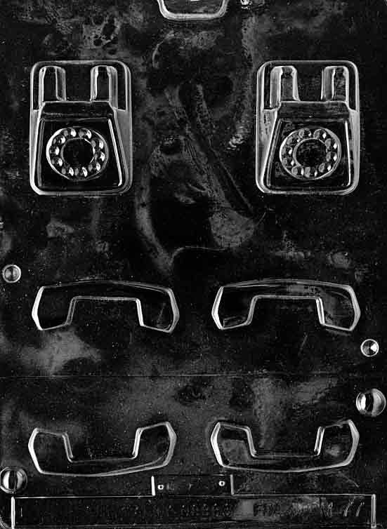 SMALL TELEPHONE Chocolate Candy Mold